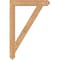 Ekena Millwork Traditional Arts & Crafts Smooth Bracket, Western Red Cedar, 3 1/2"W x 26"D x 38"H BKT04X26X38TRA03SWR - alternate 2